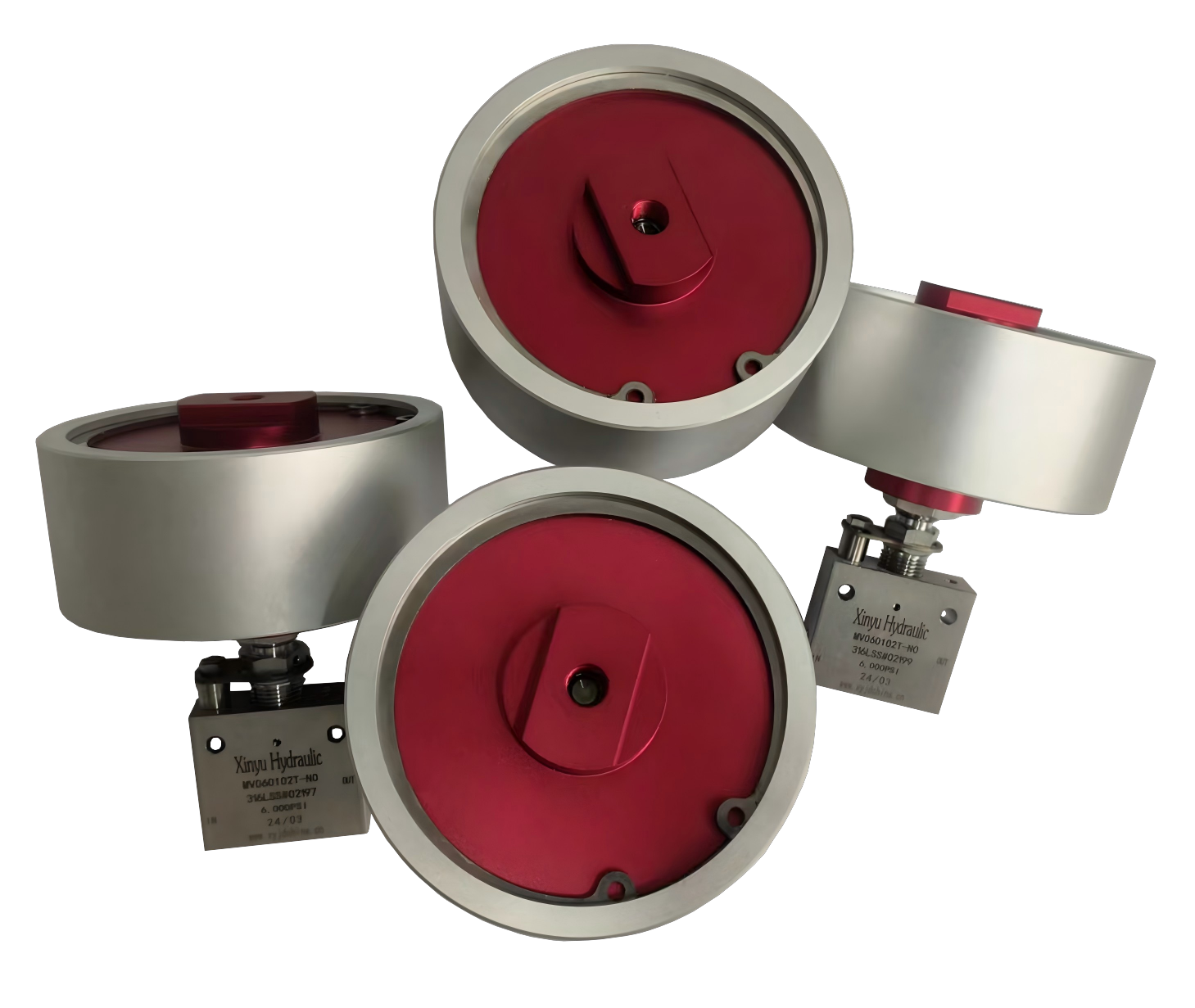 迷你型一進兩出氣控針閥