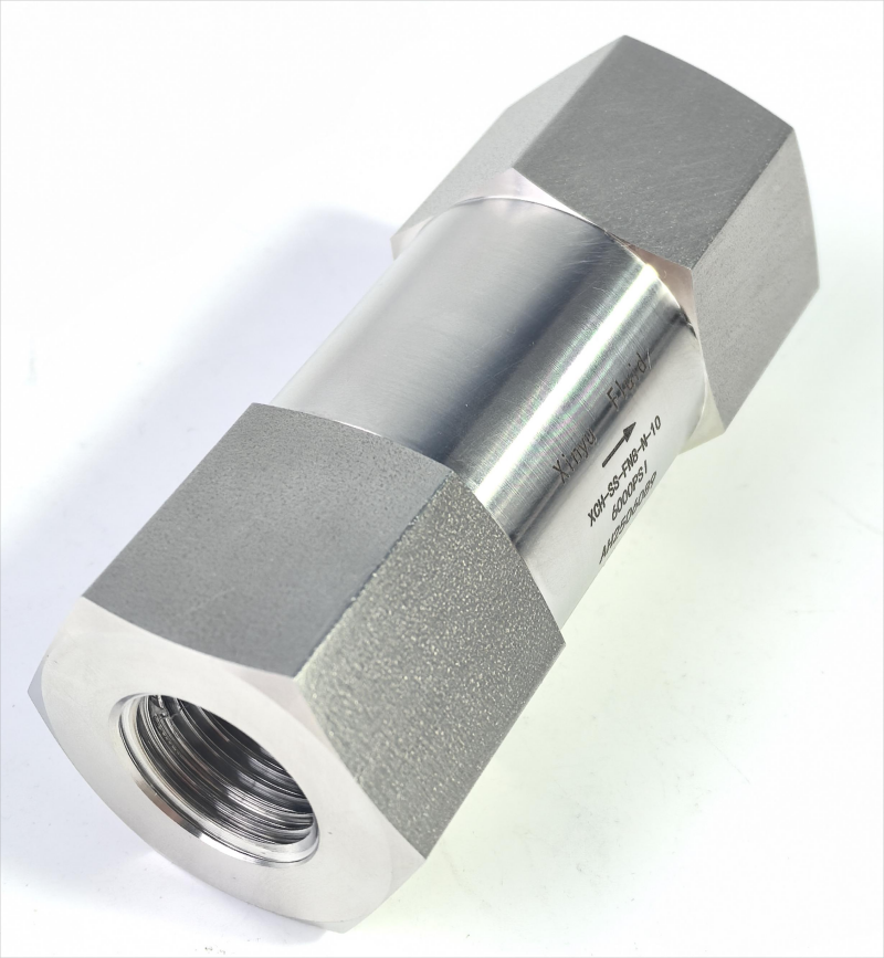 6000psi不銹鋼單向閥浮動密封圈單向閥