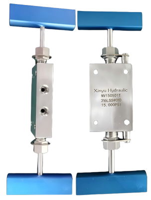 三通型一進(jìn)兩出雙控高壓手動(dòng)針閥