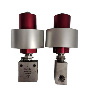 迷你型常閉（NC）氣控針閥