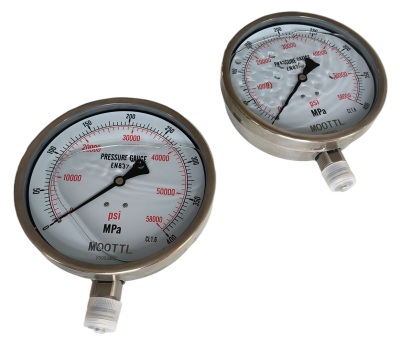 高壓壓力表徑向安裝