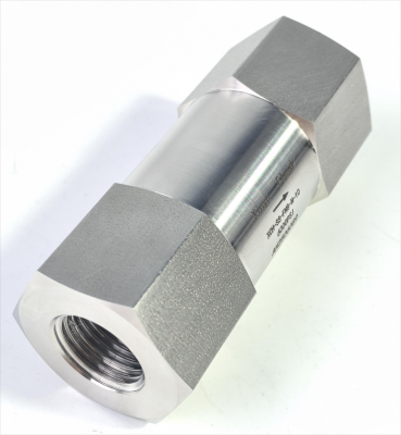 6000psi不銹鋼單向閥浮動(dòng)密封圈單向閥