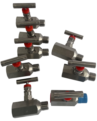 90°角型手動針閥